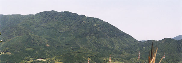 View of Mt. Mikasa(Mt.Houman-zan)from Shitennou-zan