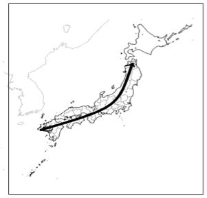 俀国伝の「水陸三千里」は日本列島の本州から九州までの距離と発表した